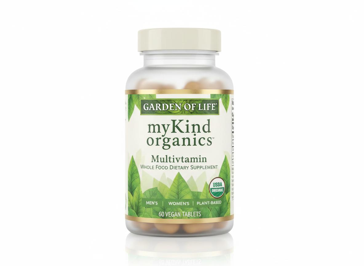 Garden of Life myKind Organic Multivitamin - Whole food vegan multivitamin